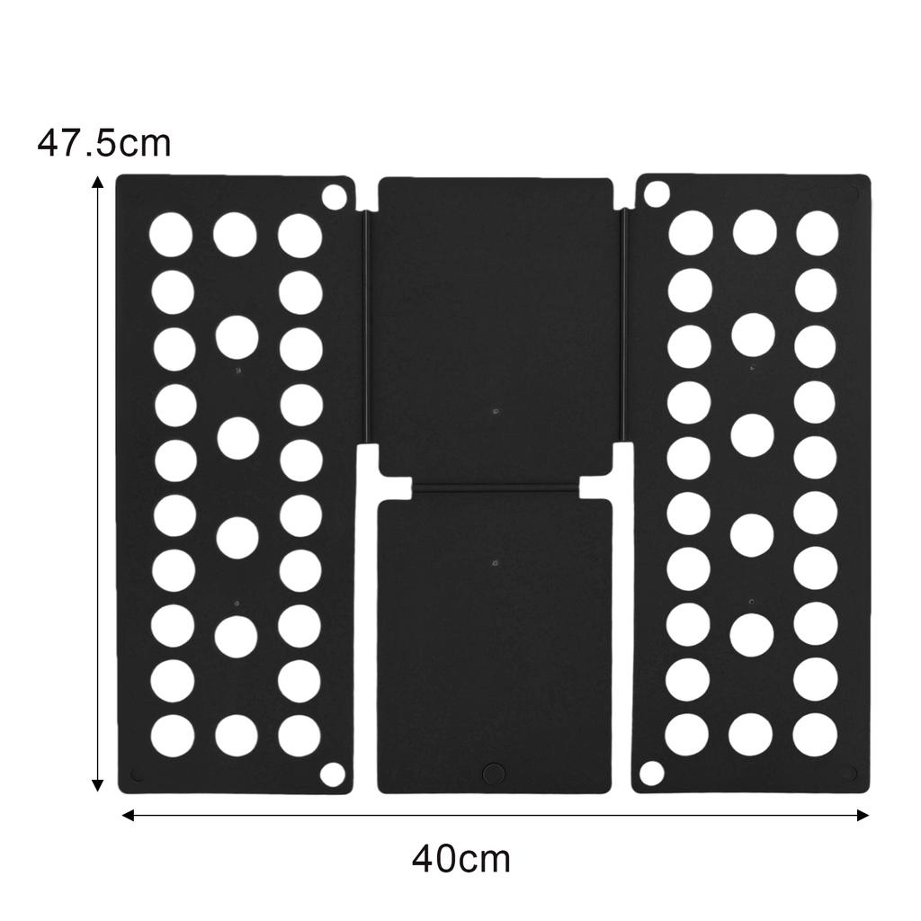 Shirt Folding Board Fast Efficient Laundry Clothes Pants Assemblable Folders Space-Saving Perforated Plastic Bender Organizer