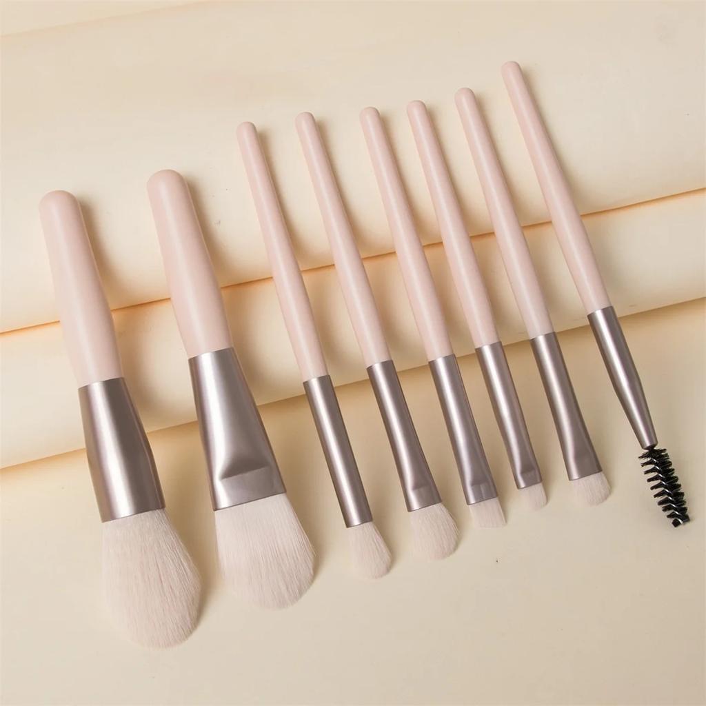8 Stück/Set Damen Weiche Flauschige Make-up Pinsel Set für Kosmetik Foundation Rouge Puder Lidschatten Kabuki Make-up Pinsel Beauty Tool