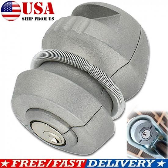2 Tow Ball Trailer Coupler Hitch Lock Heavy-Duty Caravan Anti Theft Security