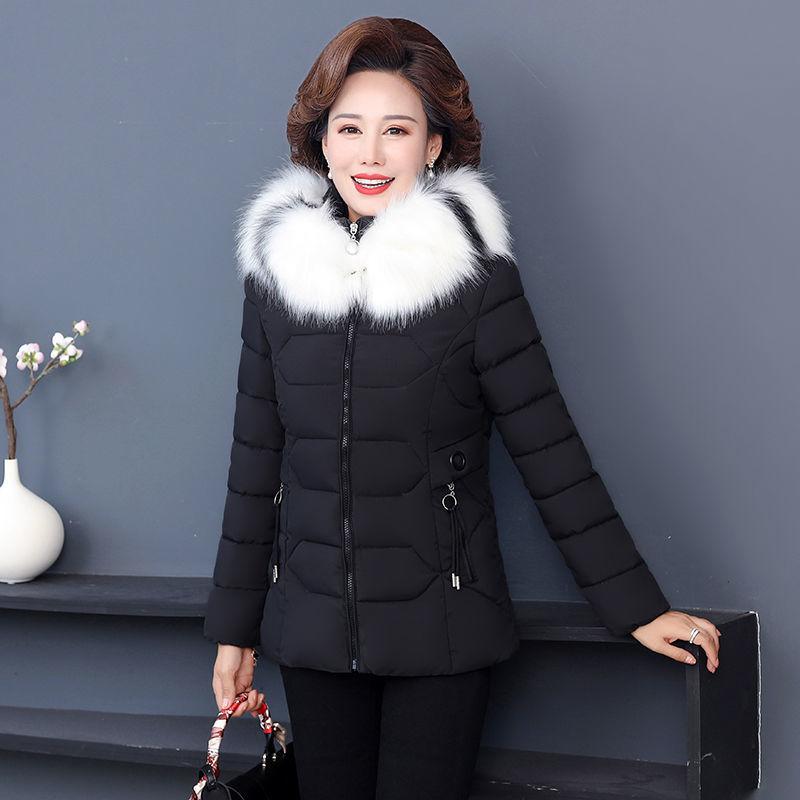 

Женская зимняя куртка Пуховик Модные парки С капюшоном Короткая меховая куртка Теплая зимняя женская XXXL