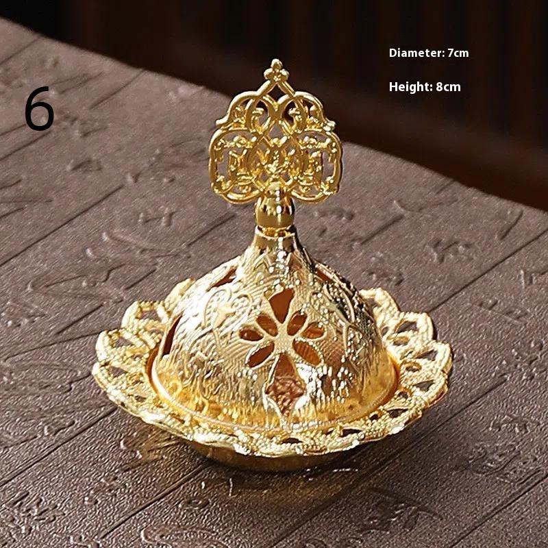 Alloy Aroma And Incense Burner Decorative Censer Home Decoration Mini Living Room Aromatherapy Ornament