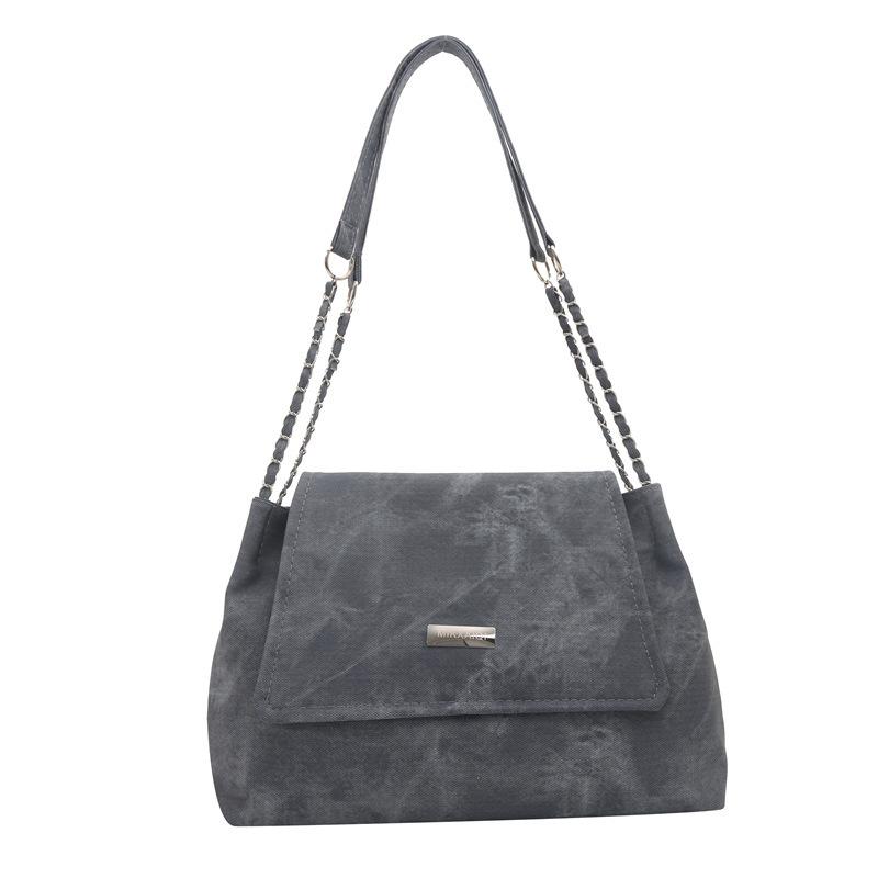 

Commuter bag women s large capacity autumn and winter new fashion niche texture chain shoulder bag crossbody tote bag синій