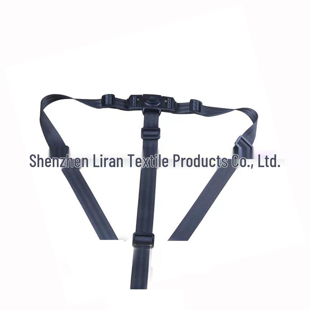 Baby Dining Chair Safety Belt - Three-Point Strap for High Chairs and Strollers