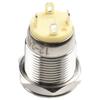 Power Button Switch DIY Equipment Green Metal Button