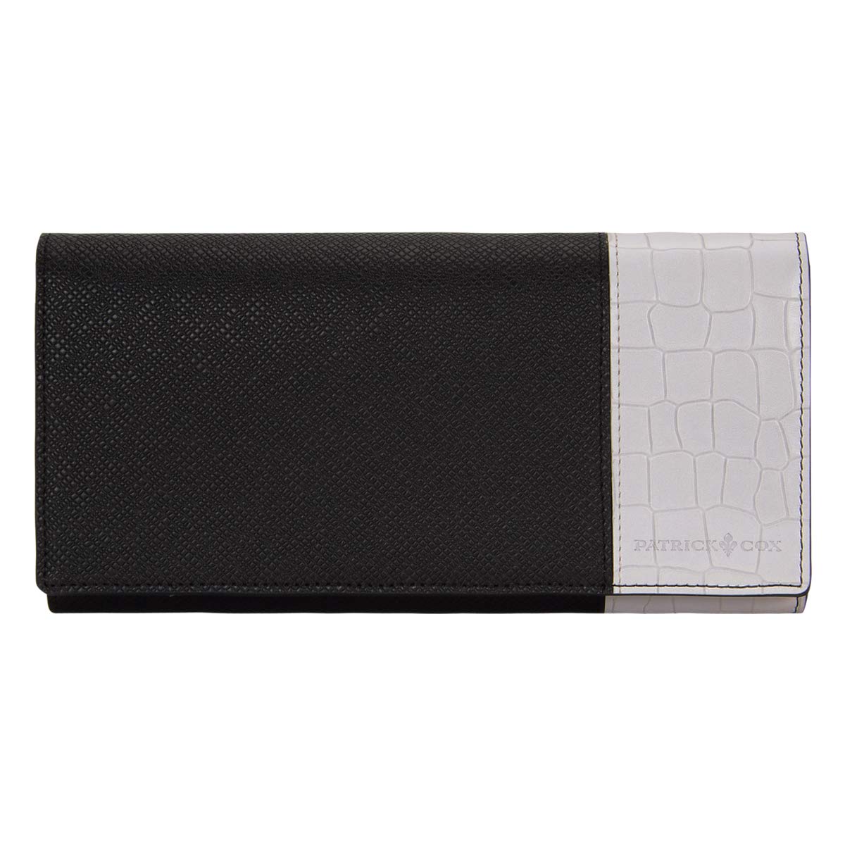 

Long Wallet Embossed Leather Combination PXMW0PT1 PATRICKCOX Bundle Holder Genuine Leather [Patrick Cox] [1C] Black/White
