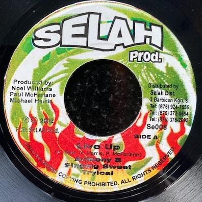 

7inch Record ANTHONY B - Live Up SE008 Selah Prod. 2002 Jamaica Reggae, Ska & Dub Used