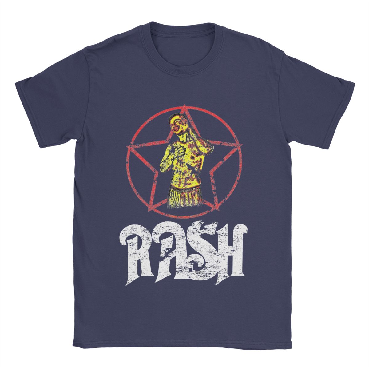 

Мужские футболки Rush Novelty 100% хлопок футболки с коротким рукавом полоса футболка с круглым воротником топы больших размеров XXXXXL темно-синий