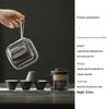 Creative Outdoor Portable Glass Travel Tea Set