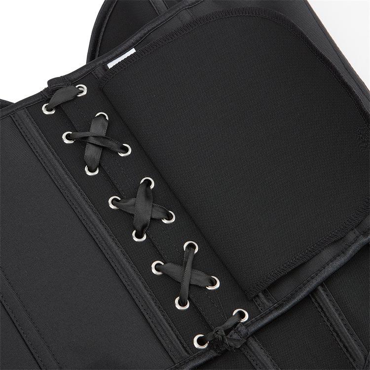 Matte Bandeau Body Shaping Corset Lingerie with Fishbone Structure for Women