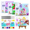 Kidology Water Color Books for Kid, Painting Book with 20 Sheet, 1 Brush, Mini Watercolor Book, Educational Montessori Toy, Gift for Boys Girls,