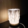Yousheng 3D Printed Pleated Night Light Decorative Bedside Lamp with Unique Accordion Design USB Powered Table Lamp for Living Room Home Decor