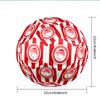 Olympiacos Fc: Red And Black Pride Soccer Ball Size 5 Soccer Ball, Machine-stitched, Durable, Suitable for Training and Matches Fan Gift