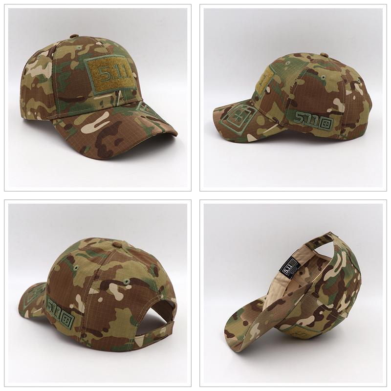 Men's Tactical Baseball Cap Outdoor Camouflage Cotton Hat Truck Driver Summer Sun Hat