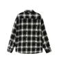 Lekim Grunge Check Shirt (Black)