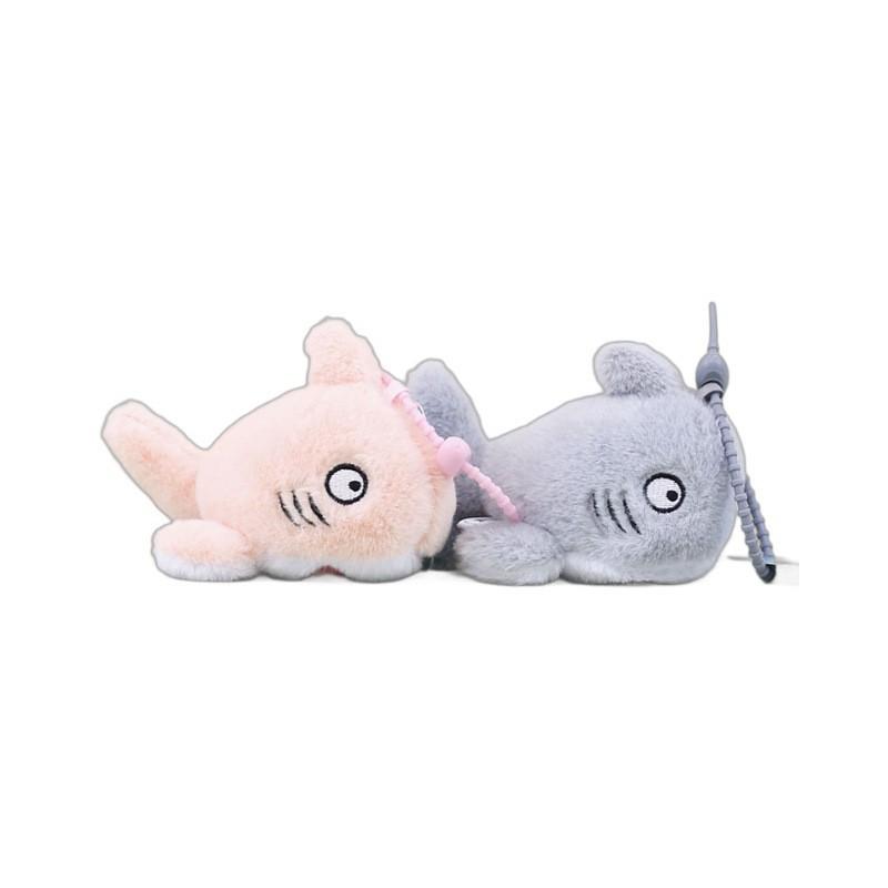 Adorable Shark Plush Keychain Cute Cartoon Shark Stuffed Toy Bag Charm Machine Doll