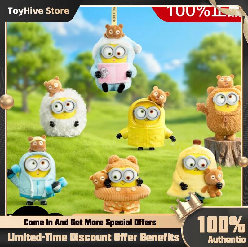 100 Percent Genuine 52TOYS Minions Bob Plus TIM Fine Friends Together Series Blind Box Plush Pendant Doll Toy Present Designed For Children