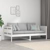 Daybed in White Solid Pine Wood 90x190 cm
