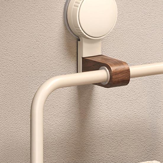 Hanging Towel Rack Suction Cup Design Strong Load-bearing Simple Installation Bathroom Wall Mount Hand Towel Holder