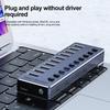 10/7 Port USB HUB USB 3 0 5Gbps Splitter Multiple Extension Dock with Independent Switch 12V Power Adapter for PC Laptop Tablets