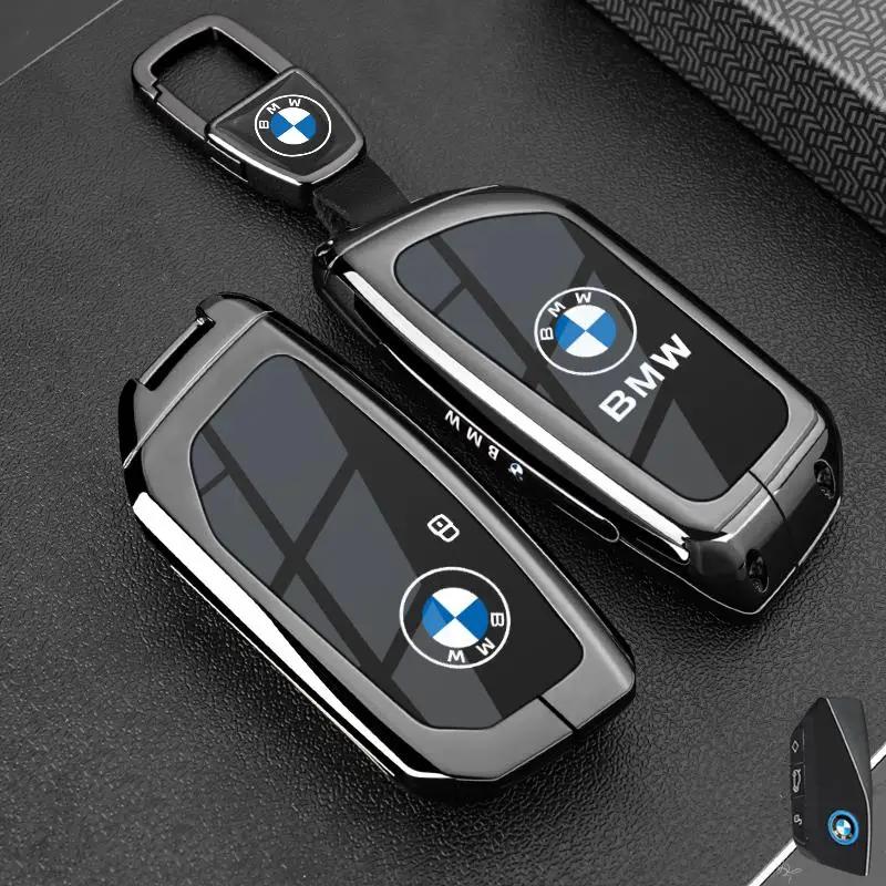 Suitable for BMW Card Key Protection Cover 24 Models X5 Buckle 5 Series 530li Metal 535le Men's 7 Series Card Cover X1X6X7 Shell