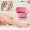 400ml Foldable Wax Warmer for Hair Removal Portable Silicone Wax Heater SPA Body Epilator Paraffin Waxing Melt Pot Machine