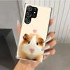 Cute Lovely Pet Hamster Phone Case for Samsung Galaxy S26 S24 S23 Ultra S25 Edge S22 S21 Plus S20 FE + Soft Print Shell Funda Ga