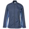 Womens/Ladies Contrast Panel Water Resistant Jacket