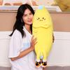 Adorable Banana Pillow Plush Toy Soft Charming Long Body Cushion For Girls