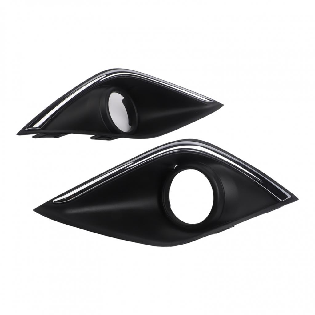 Fog Light Cover Front Bumper Pair Fog Light Lamp Frame Cover