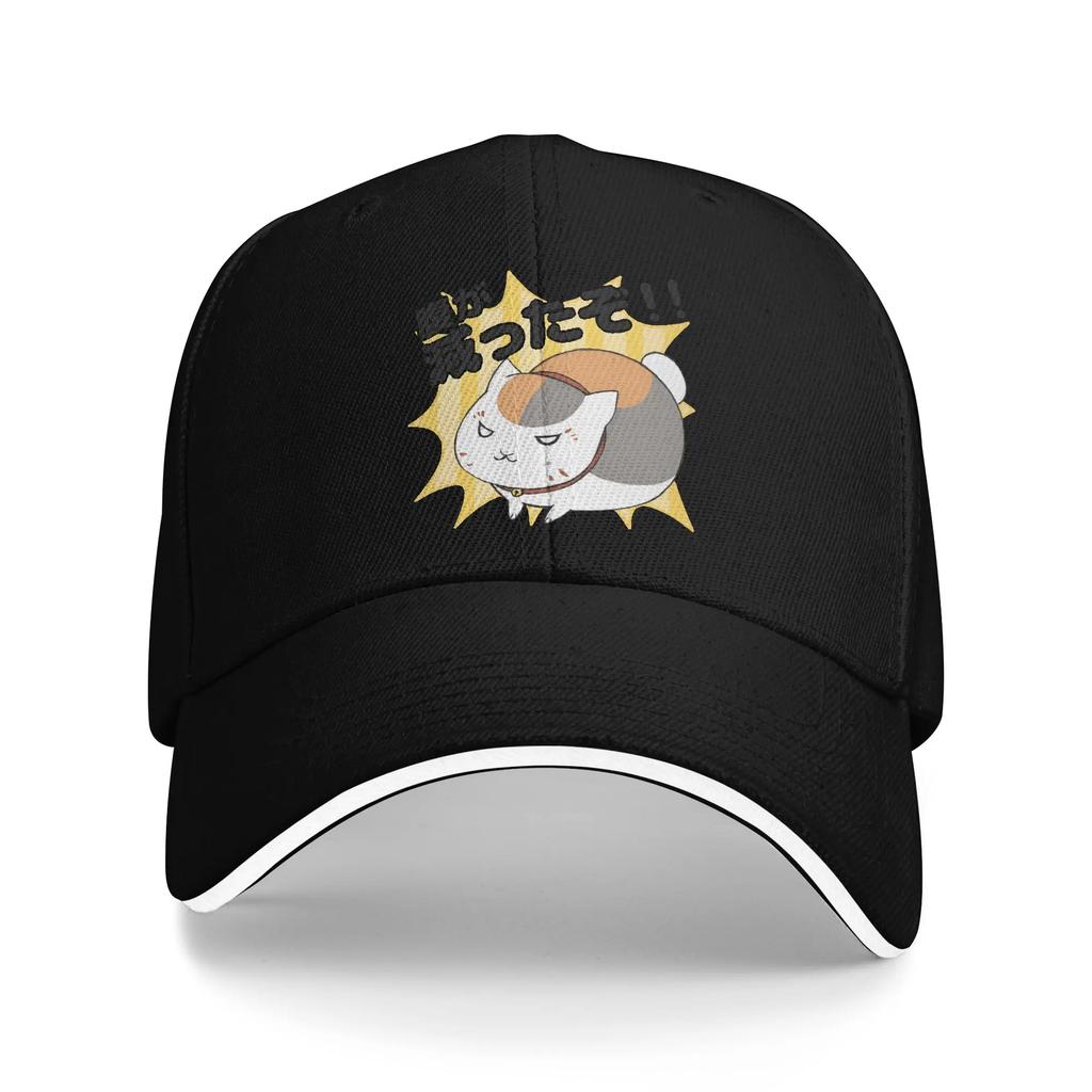 Natsume's Book of Friends Madara Sandwich Baseball Caps Casual Washed Nyanko Sensei Snapback Hat Men Women Gift Adjustable Adult