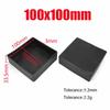 Black PVC Furniture Table Foot Tip Chairs Legs Pad Protector Cover Square/Round Caps Pipe Plug Lid Tube Hole Protection End Cap