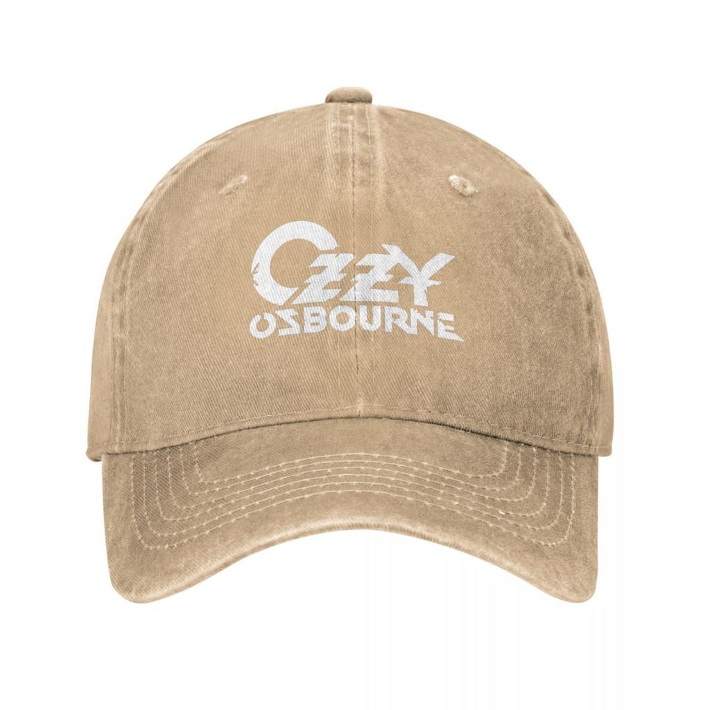White Ozzy Osbourne Letters Music Band Sport Retro Denim Washed Baseball Caps For Women Cowboy Dad Hats Hiking Mens Snapback Cap
