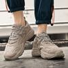 Echtes Leder Damen Plateau Sportschuhe Herren Mesh Laufschuhe Outdoor Jogging Walking Schuhe Frühling Atmungsaktive Sneaker Herren