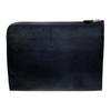New COACH Leather Clutch Briefcase Tubas Men's Black C3143-QBBK