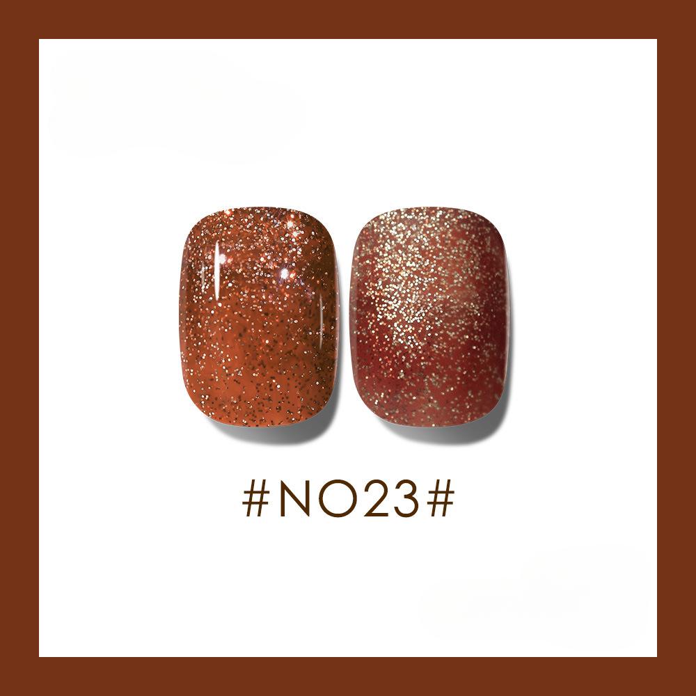 Caramel Milk Coffee Milk Tea Series Nail Polish Nail Polish Coffee Brown Light Therapy Nail Art