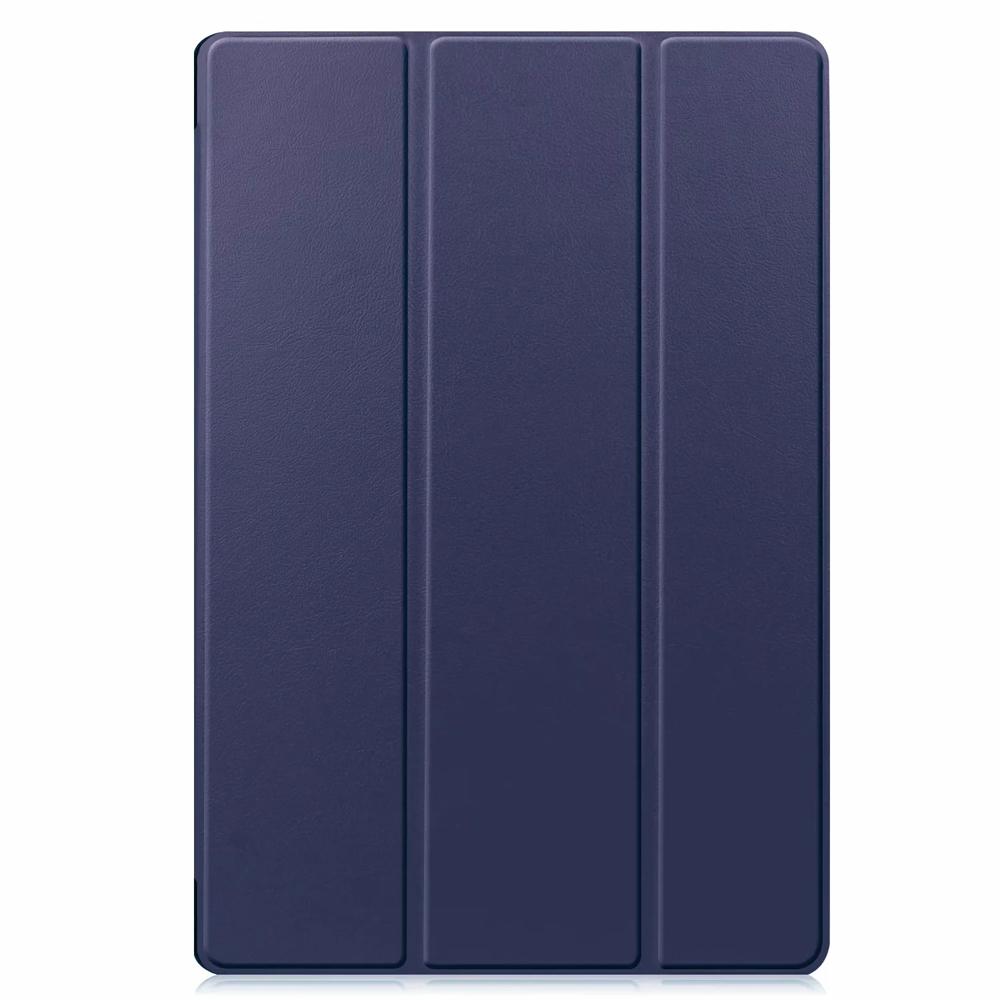 Hard PC+PU Leather Tablet Case for 11   Lenovo IDEA TAB/Tab K11 Gen 2/XiaoXin Pad 11 2025 335FU 336 Cover Auto Sleep Shell for Idea Tab 11inch темно-синий