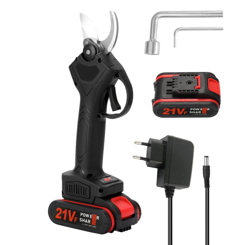 Garden Scissors Electric Cordless Pruning Shears Garden Coarse Pruning Shears Lithium Ion Power Saving Pruning Shears