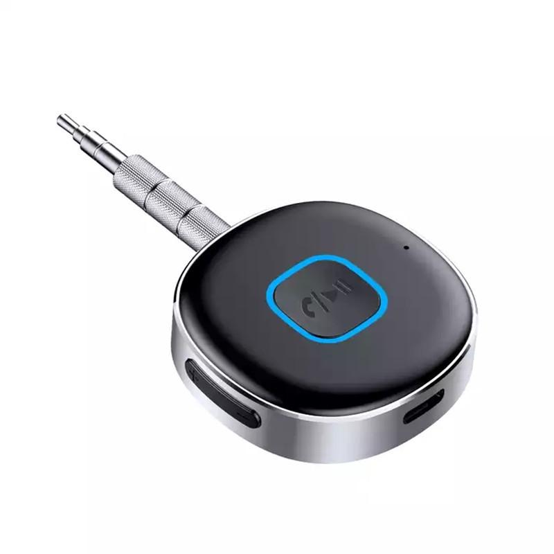 

Car Bluetooth-compatible Receiver Dongle BT5.0 3.5MM USB Stereo Audio Wireless Adapter with Handsfree Microphone DSP Voiceless чорний