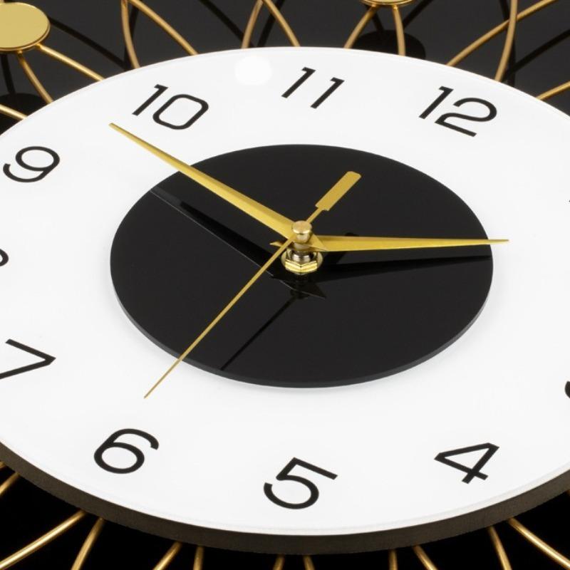 Silent Wall Clock With Light Modern Luxury Watches Large Minimalist Clocks Walls Decor Home Bedroom Living Room Decorations