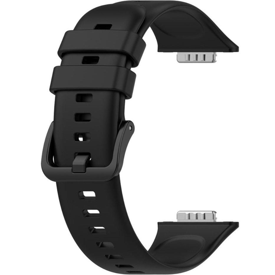 Silikonarmband für Huawei Watch Fit 2, Schwarz