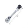 Chrome Vanadium 1/4 Inch Double Ended Ratchet Wrench 72 Tooth Quick Action