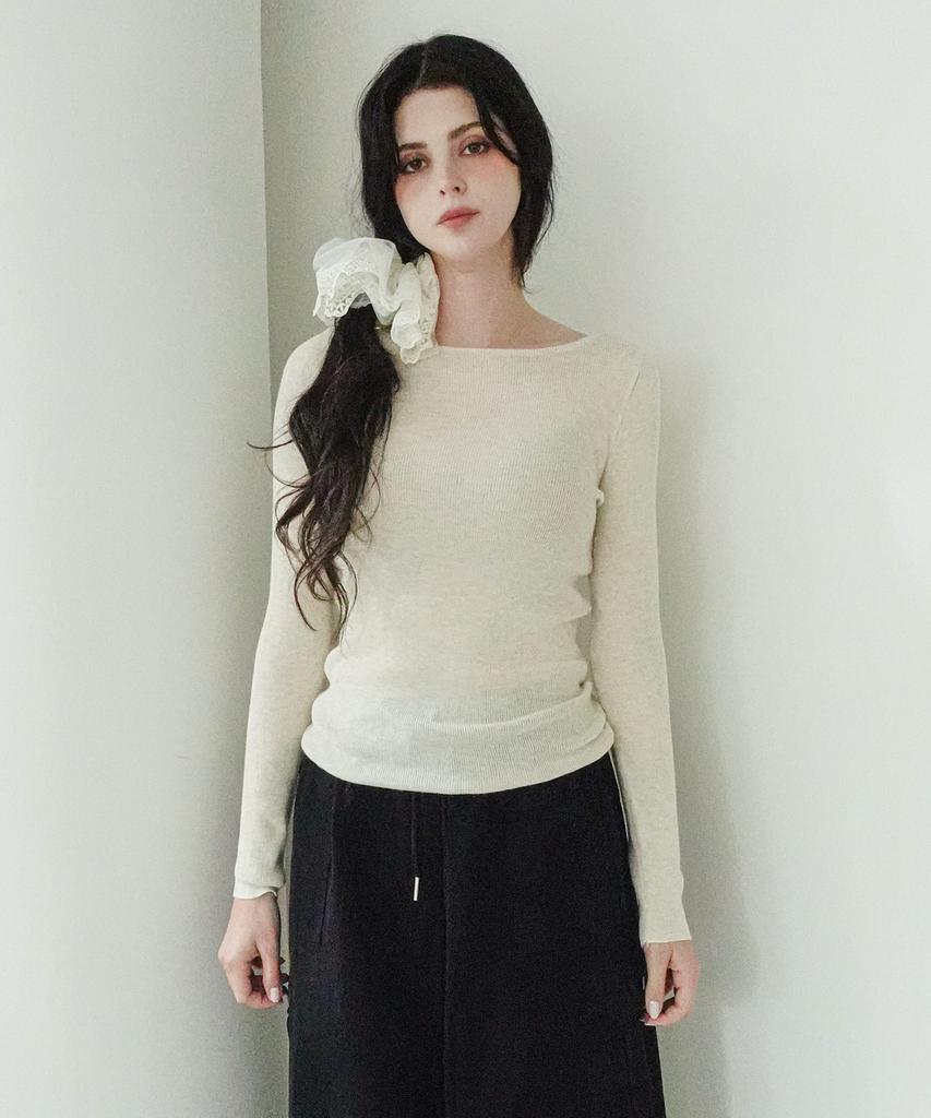 KOOLKITTEN Essential Boat Neck Sweater