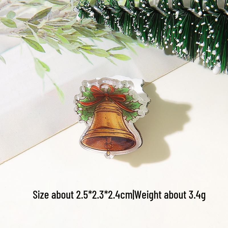 Festive Christmas Hair Clips: Santa, Snowflake, Tree, Gingerbread Man Designs