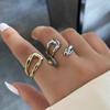 Minimalist Silver Color Rings for Women