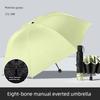 [12-Rib Extra-Large Size] Folding Rainproof Umbrella, Enlarged, Thickened, and Reinforced, Suitable for Three People, Dual-Use for Sun and Rain