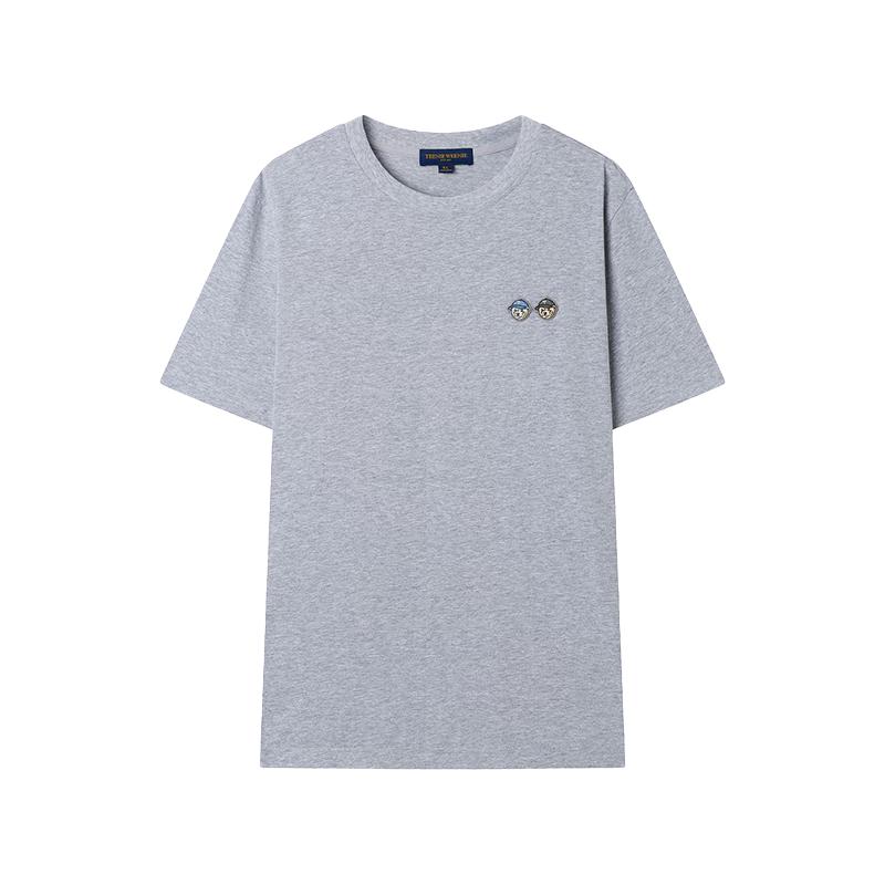 Teenie Weenie Men s Cooling Cotton Slub Embroidered T-Shirt M