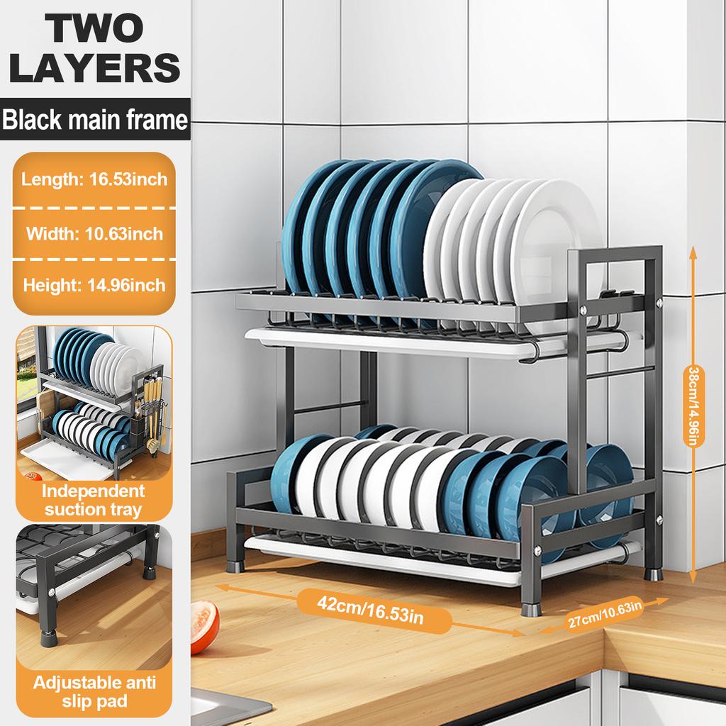 Tableware storage rack, kitchen utensil organizer
