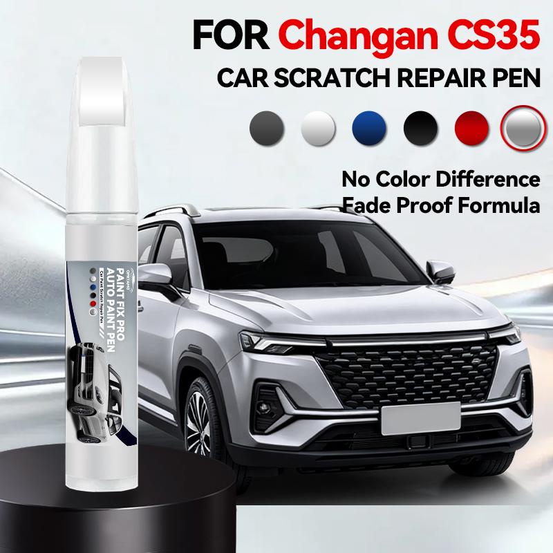 

For Changan CS35 2012-2025 S101 S201 Paint Repair Pen Touch Up Scratch Remover DIY Auto Accessories Black White Brown срібний