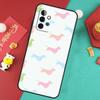 Cartoon Dackel Würstchenhund Hülle Für Samsung Galaxy A16 A26 A36 A56 A15 A35 A55 A14 A34 A54 A12 A32 A52 A13 A33 A53 A17