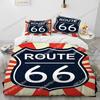 Historic Route 66,Mother Road 3D NEW Duvet Cover Pillowcase Bedding Set Adult Boy Girl Bedroom Decoration Single Double Large
